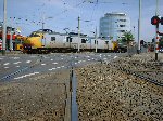 Op het Marconiplein te Rotterdam, terukerend van de Rechtermaasoever naar de DHS-brug