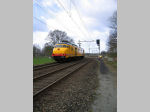 20 maart 2004. Oldenzaal-Bad Bentheim, Inbouw ATB-EG. Jules op het spoor Oldenzaal-Bentheim thv km 33.000